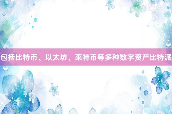 包括比特币、以太坊、莱特币等多种数字资产比特派